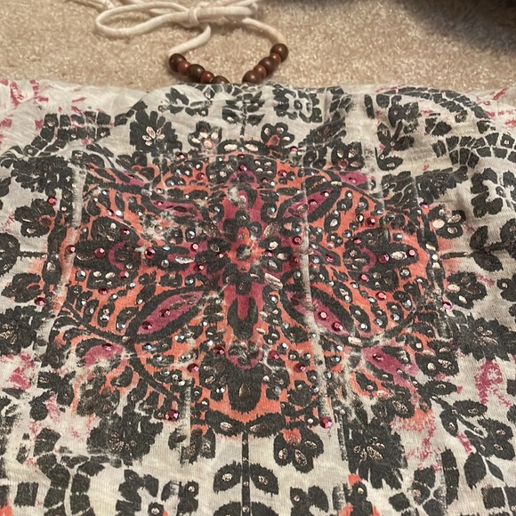 Women’s strapless tank top with detailed halter tie - Picture 3 of 4